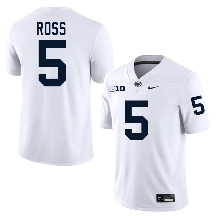 Devonte Ross Penn State Jersey,PSU Nittany Lions #5 Devonte Ross Football Uniforms-White